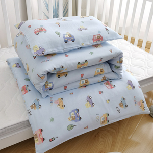 婴儿被套纯棉a类婴儿级双层纱布儿童宝宝小被罩120*150幼儿园定制