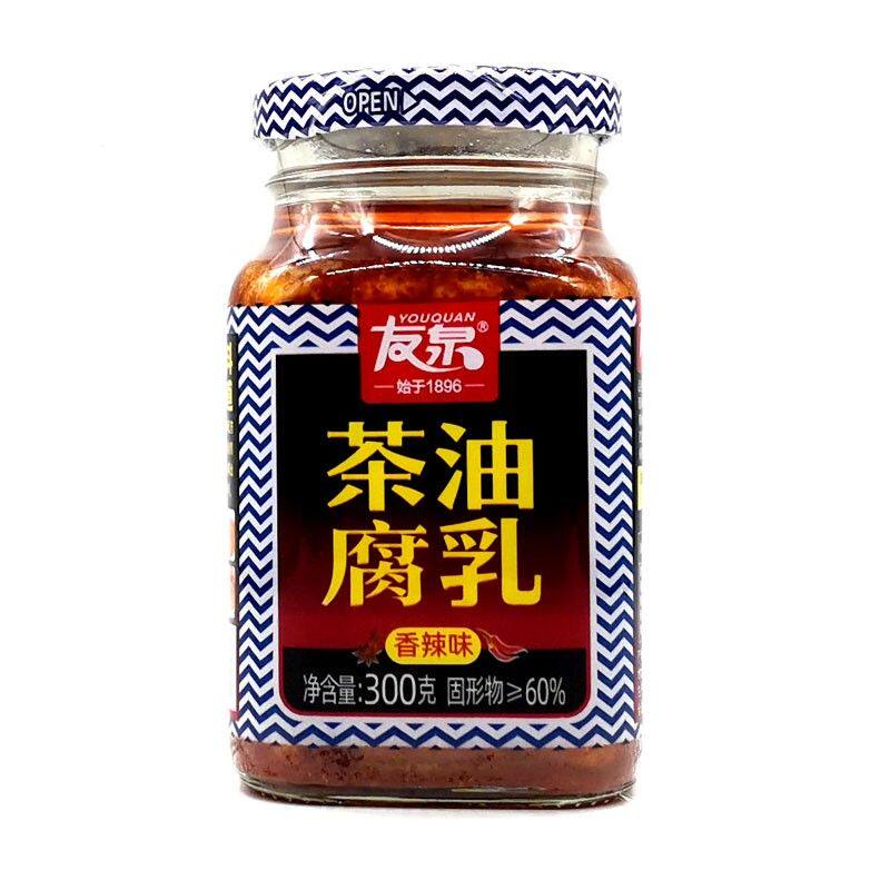 【2瓶】友泉茶油腐乳香辣味 300g