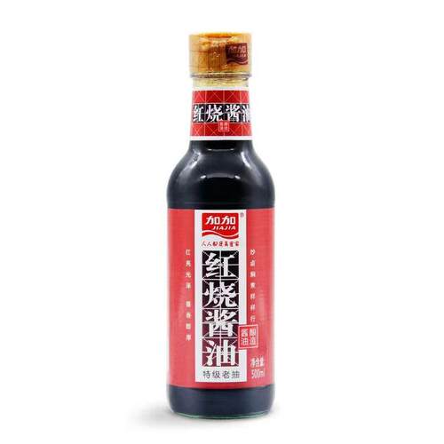 加加特级红烧酱油500ml 酿造酱油