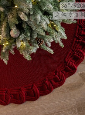 Christmas tree skirt dress decoration ornament home gift mat