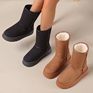 fleece warm boots and slip anti with women for snow Winter