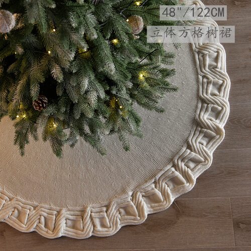 Christmas tree skirt decoration, home gift items, large size