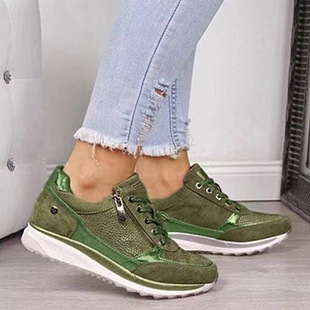 Large size single shoe women's sports and leisure shoes lady