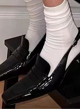 Kitten heels, empty shoes, high heels, sandals, women's year