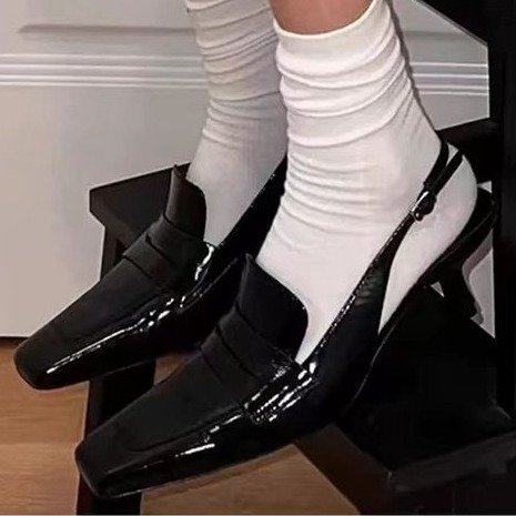 Kitten heels, empty shoes, high heels, sandals, women's year