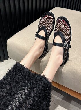 Outer size flat sandals for women's summer fashion casual s