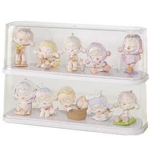 盲盒收纳展示架手办展示柜透明小公仔摆件盒亚克力适用于泡泡玛特