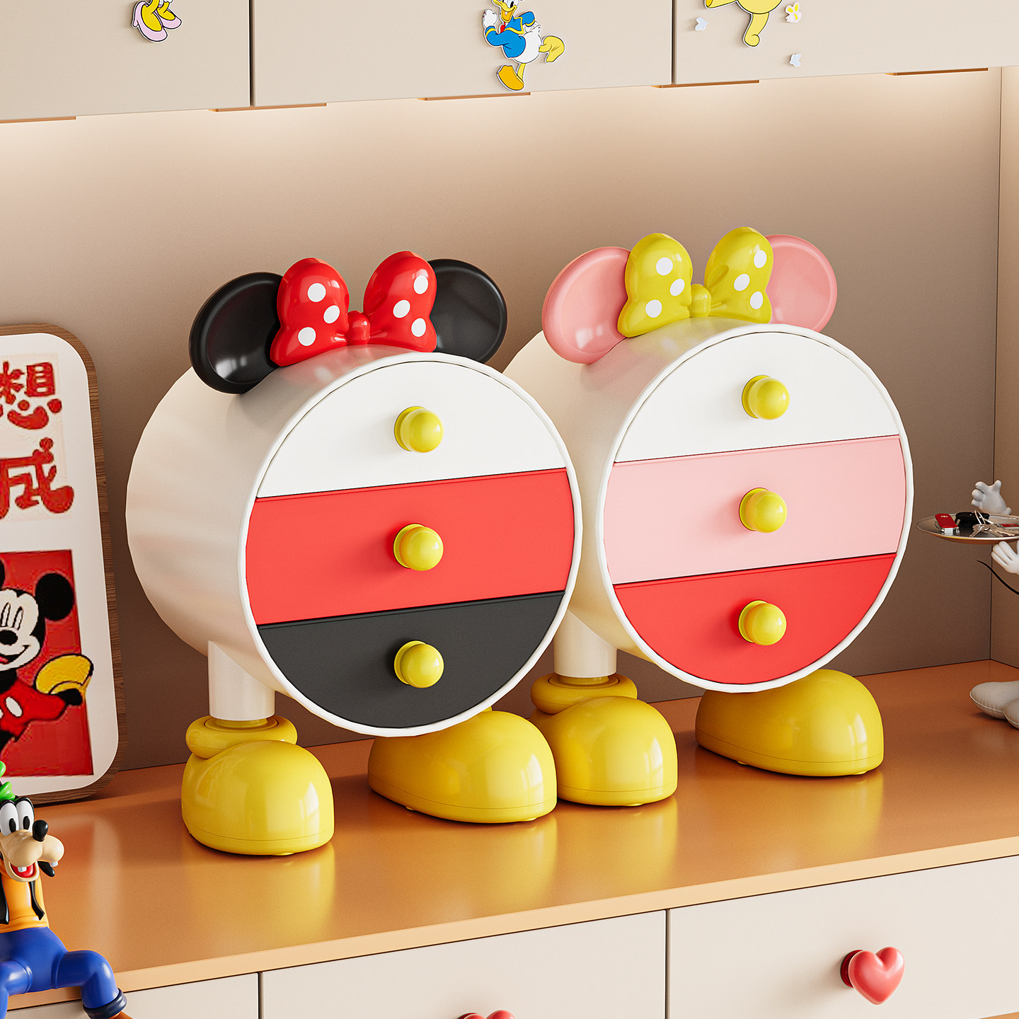 桌面收纳盒可爱高颜值整理储物盒笔杂物办公书桌宿舍抽屉盒置物架,收纳整理,桌面收纳盒,淘宝优惠券,粉丝福利购,淘宝优惠卷