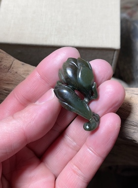 和田籽料玉兰花 可售