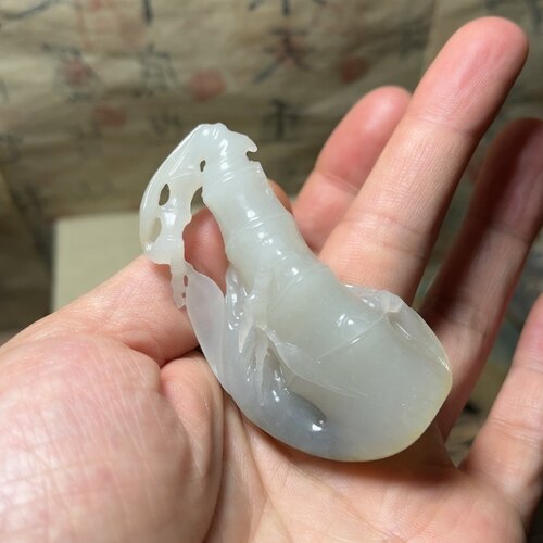 来料加工籽料竹节吊坠 可售