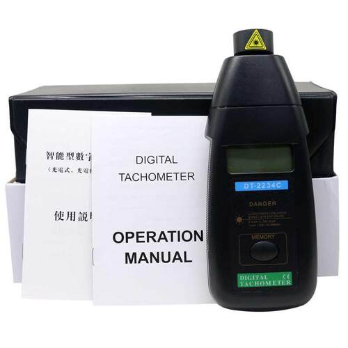 转速表DT2234C激光转速表转速计光电式转速表转速测量仪