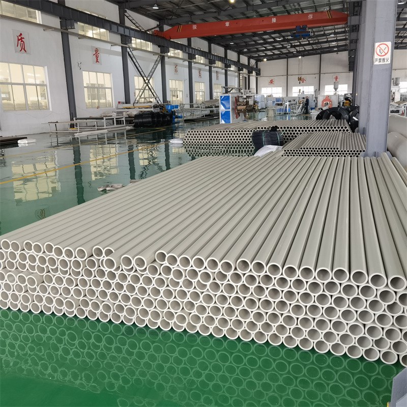 供应frpp管材PP化工塑料管排风排水管道白色大口径增强聚丙烯管