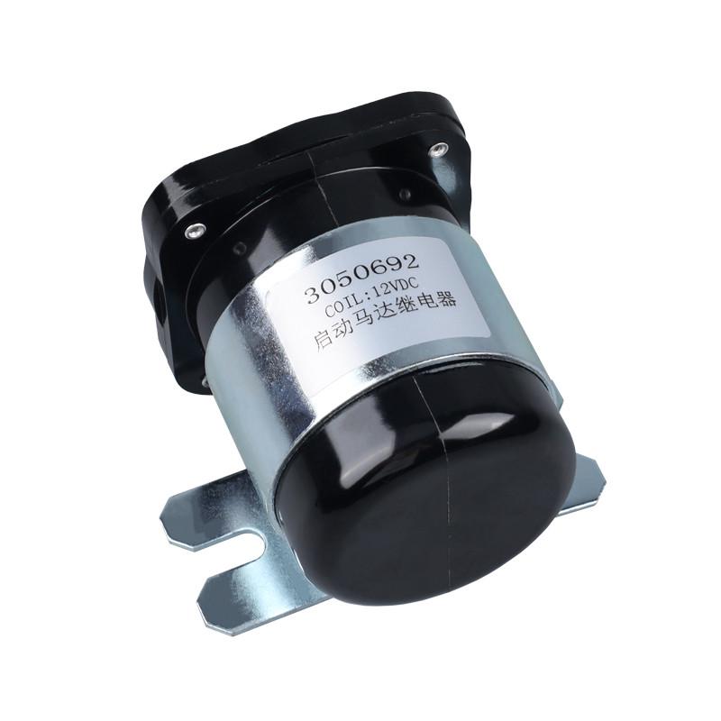 启动继电器12v24v大车用继电器减速马达汽车电流200a康明斯大功率