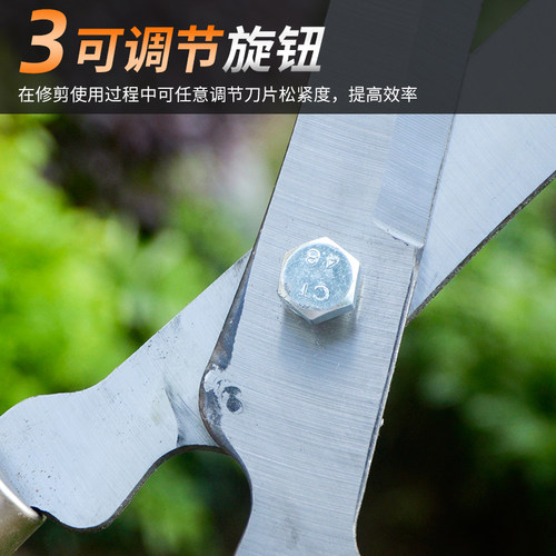 园艺草坪剪修枝绿化园林剪刀剪草刀绿篱剪花木工具树枝家用大剪刀