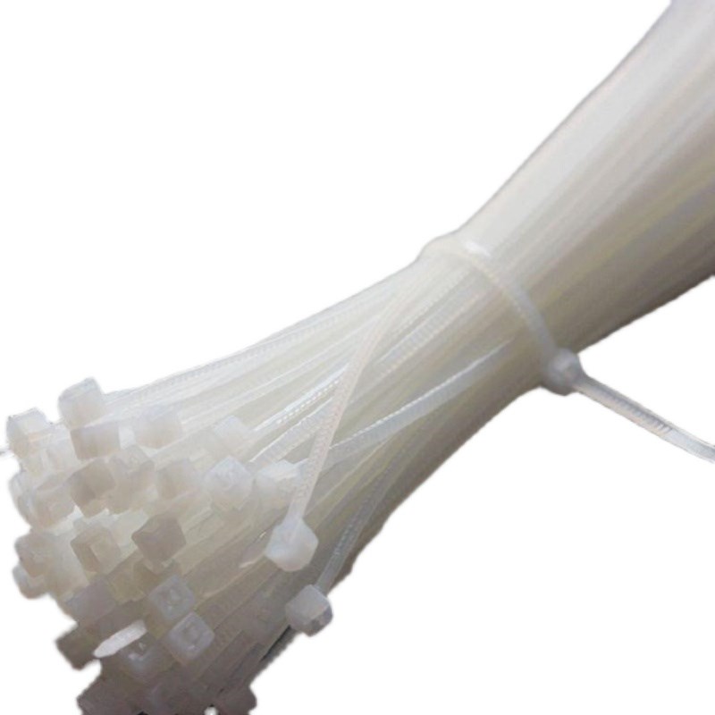 白色尼龙扎带 8/10尼龙自锁扎带B 勒死狗扎线带 电线整理固定 国