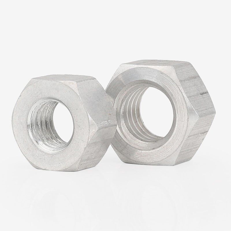 M3M4aM5M6铝合金螺母六角螺帽螺丝帽螺栓帽铝制螺母锁紧铝螺丝606