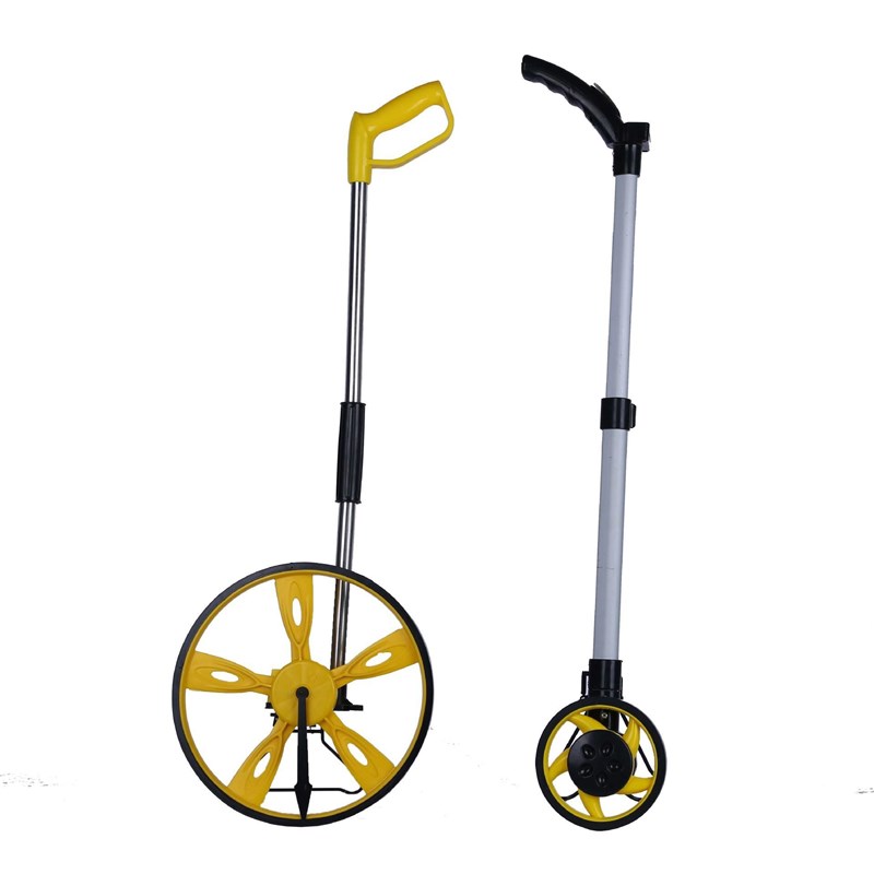 轮测距仪测量手推滚轮数显尺机械计米器式手持滚滚动轮式车公路量