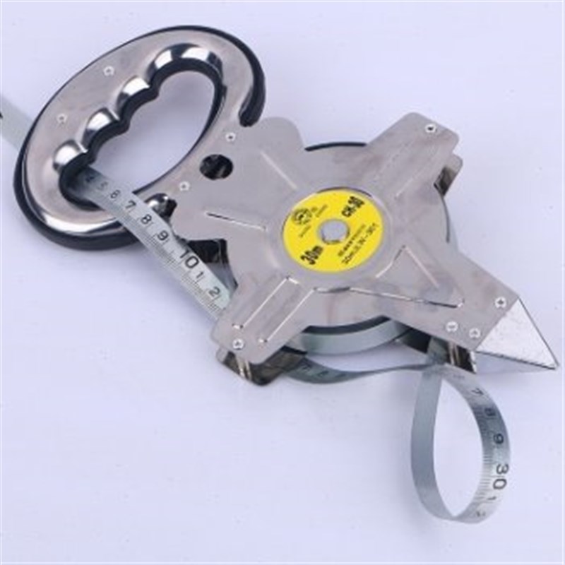 50米长钢尺30100m卷尺软尺工程皮尺建筑卷尺米尺防水尺手提钢测量