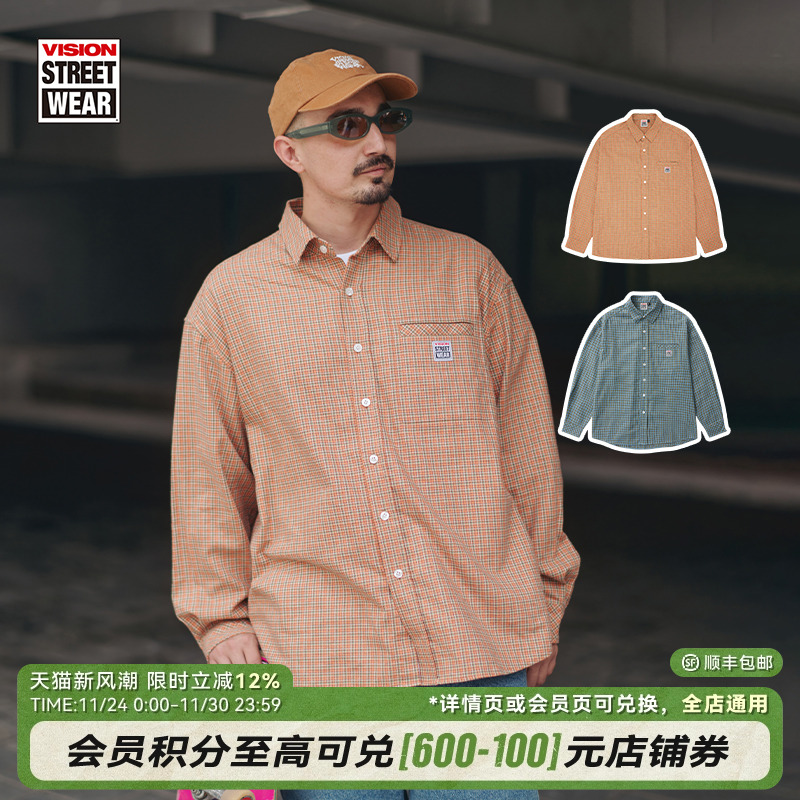 VISION宽松长袖衬衫