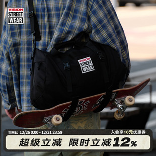 VISION官方 40L大容量多功能双翘滑板收纳包户外斜跨单肩包