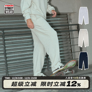 束脚卫裤 街头抽绳针织运动长裤 美式 VISION官方
