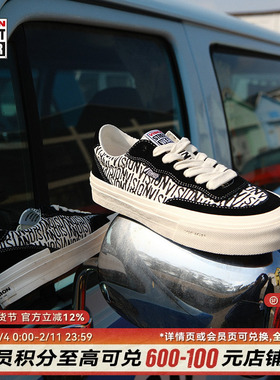 VISION官方 FLAT TOP 白色美式街头运动低帮帆布鞋板鞋男女板鞋