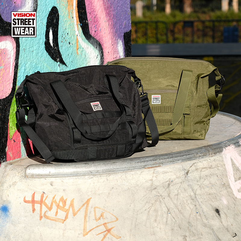 VISION官方 多功能战术单肩包大容量户外通勤2色斜挎包男女秋新款