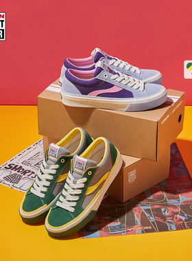 VISION X ODD ASTLEY PRO低帮翻毛皮休闲板鞋男女3色可选