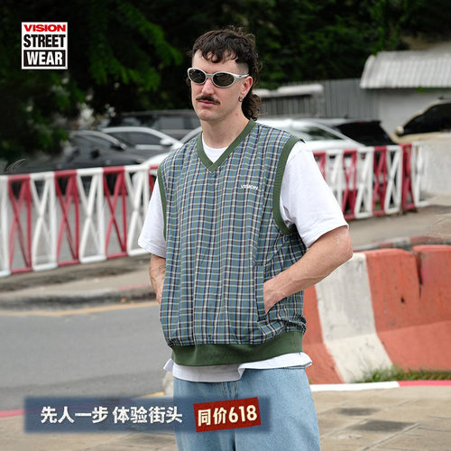 VISION满印背心马甲