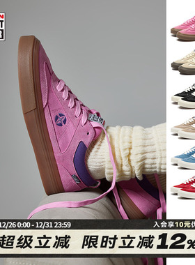 VISION官方 CHOPPER系列经典低帮翻毛皮运动板鞋帆布鞋多色可选