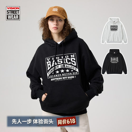 VISION宽松连帽卫衣