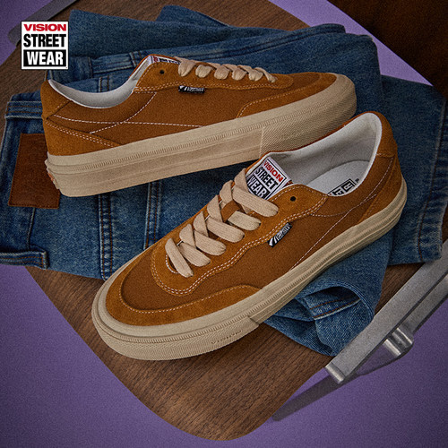 FLATTOP杏仁棕板鞋