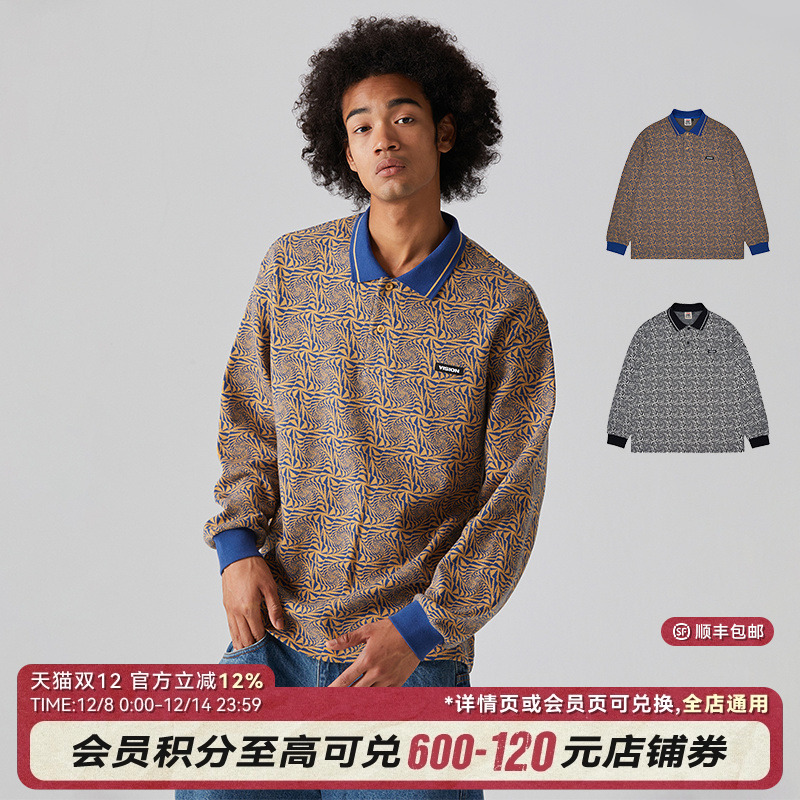 VISION定织提花POLO衫
