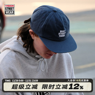 平檐棒球帽 复古刺绣水洗经典 VISION官方 美式