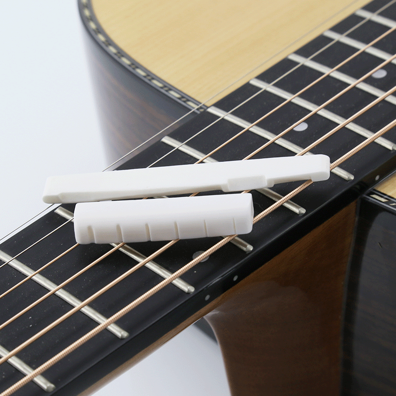 民谣古典吉他牛骨琴枕琴桥木吉他上弦枕下琴桥弦桥弦码吉他配件