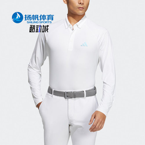 阿迪达斯男子高尔夫长袖POLO衫