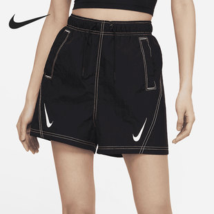 明线透气休闲运动梭织短裤 Nike 耐克正品 女子夏季 010 DD5593