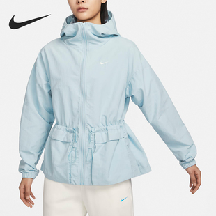 Nike 时尚 专柜新款 女士运动宽松休闲梭织连帽外套FN3670 耐克正品