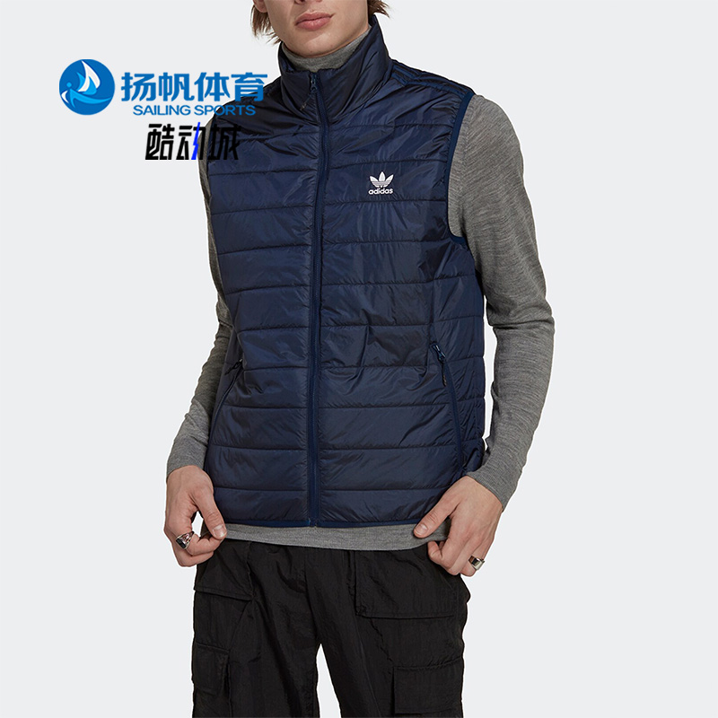 阿迪达斯正品羽绒马甲