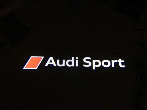 奥迪原厂照地灯四环运动照地灯SPORT照地灯原厂车门照地灯警示灯