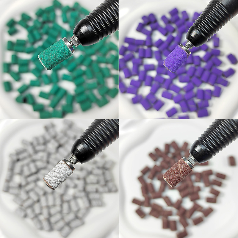 进口高品质美甲打磨砂圈沙圈轴套