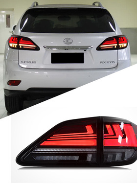 适用于09-15款雷克萨斯RX270尾灯总成凌志RX350改装LED流光转向灯