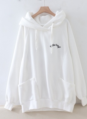 B03062日单新款客供料连帽套头宽松显瘦女甜美卡通印花加绒卫衣