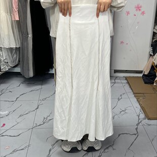72腰 143 90长 白色鱼尾半身裙 日元