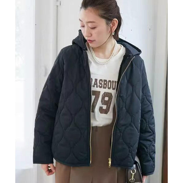 D080123日单贵牌秋冬新款双头拉链有内胆可拆女连帽保暖短款棉服