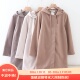 D01030日单秋冬款 客供料拉链宽松女气质通勤连帽中长款 呢子外套