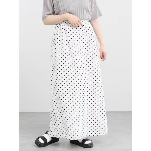 夏季新款 S_m_2，波点白色半身裙，92长，60-98腰，88长，