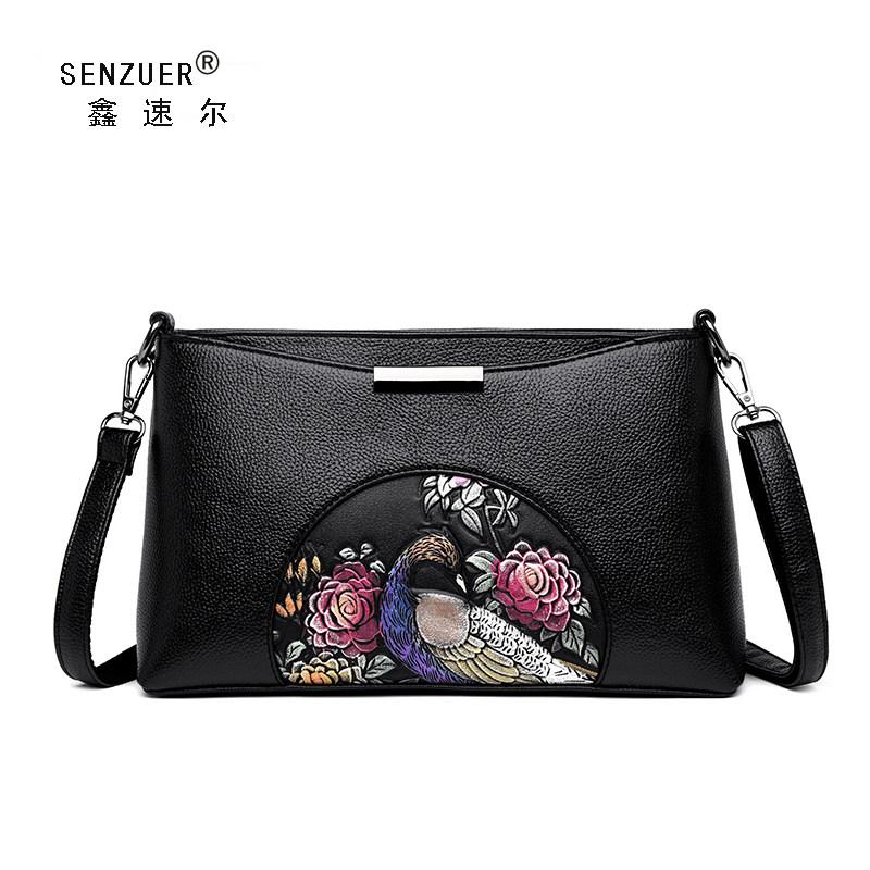 2020新款单肩包春款中老年背包女士斜挎包时尚手提包妈妈手拎包潮