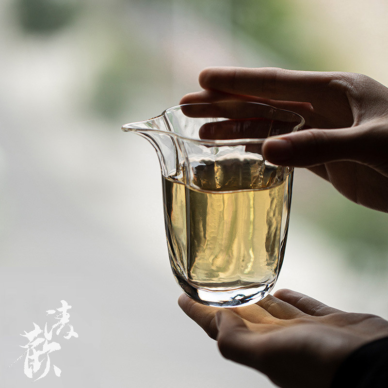 清欢丨冰晶花口公道杯 加厚玻璃分茶器公杯 功夫茶具茶道配件,餐饮具,公道杯,淘宝优惠券,粉丝福利购,淘宝优惠卷