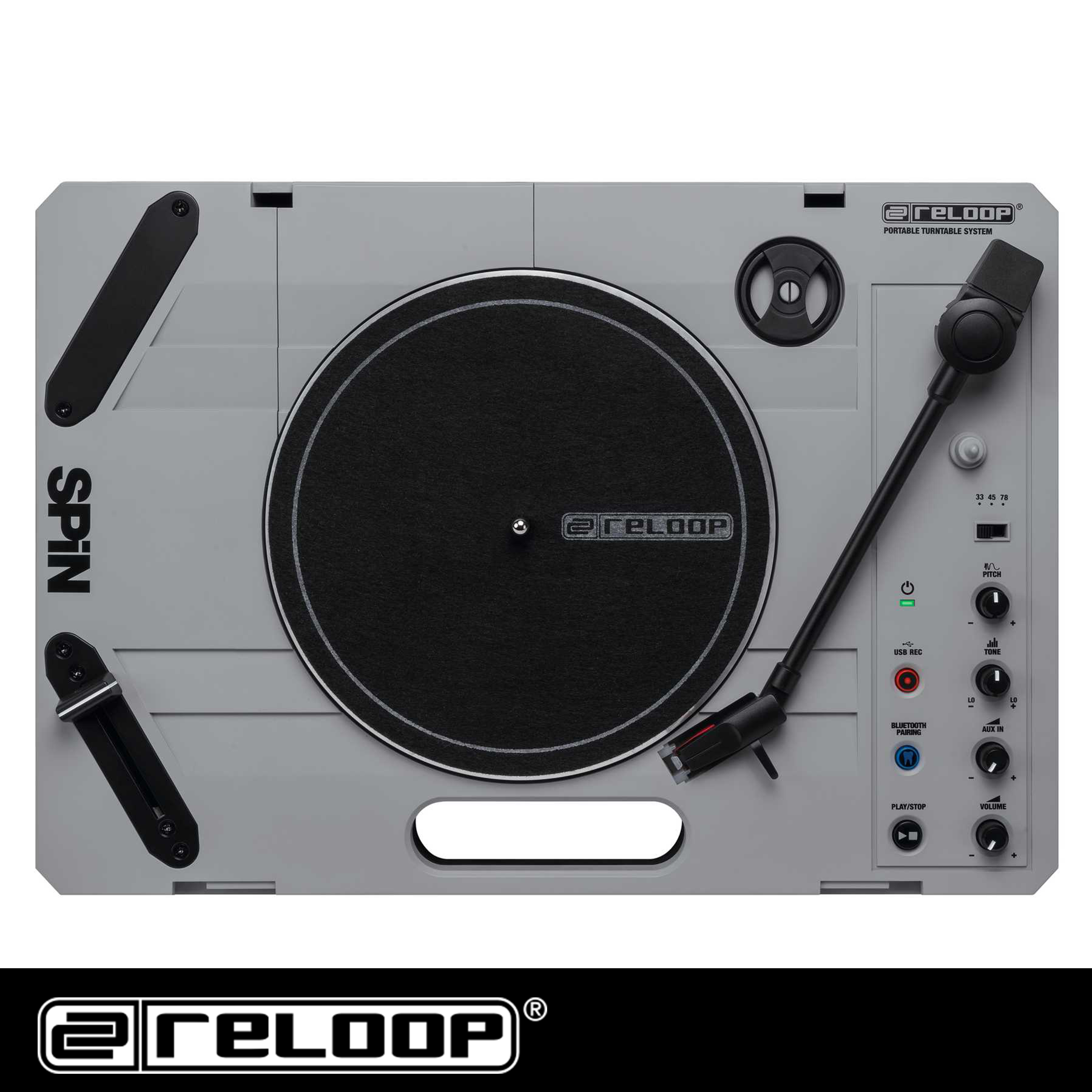 Reloop SPIN唱机便携式Scratch搓碟黑胶小唱机DJ打碟机送效果碟